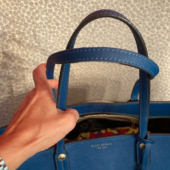 Henri Bendel Teal Tote - Picture 8 of 8